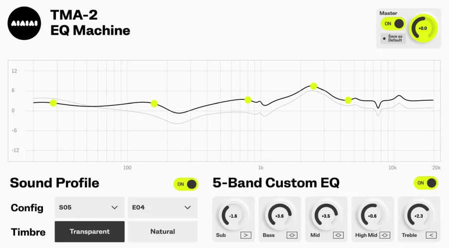 TMA-2 EQ MACHINE interface